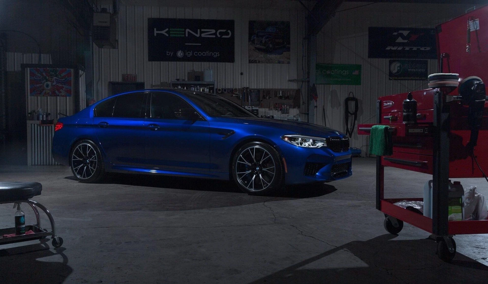 Corrected, high-gloss paint finish